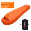 Outdoor Camping White Duck Down Sleeping Bag Ultralight Winter Autumn Adult Sleeping Bag Suitable For Travel, Hiking, Camping