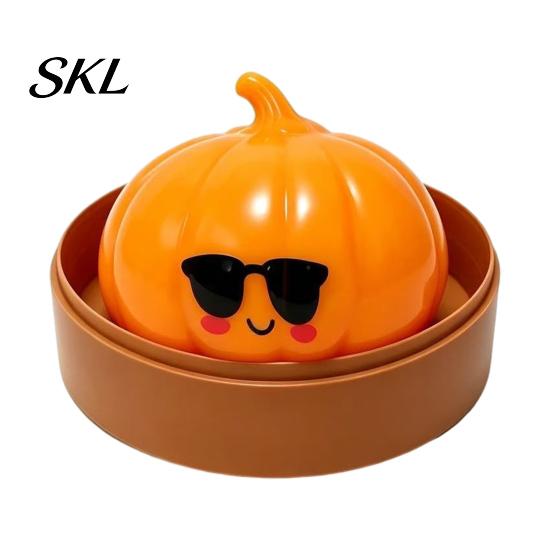 Pumpkin Stress Relief Toy Sunglasses Toy, Slow Rebound Squeeze Anxiety Soft Cartoon Dumpling Fidget Sensory Portable Reliever