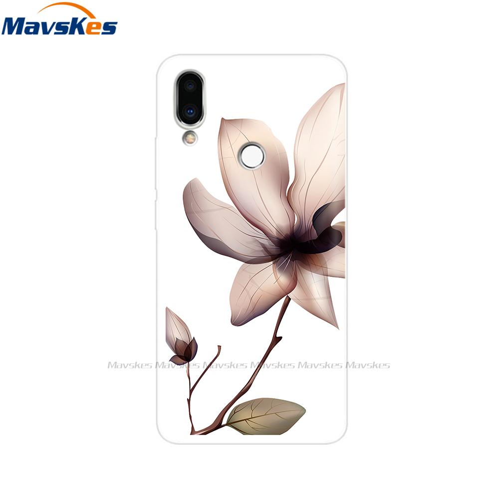 Мягкий чехол из ТПУ для Meizu Note 9 с принтом кошки, животного, цветка, защитные силиконовые чехлы, корпуса для телефона, сумки, бампер для Meizu Note9