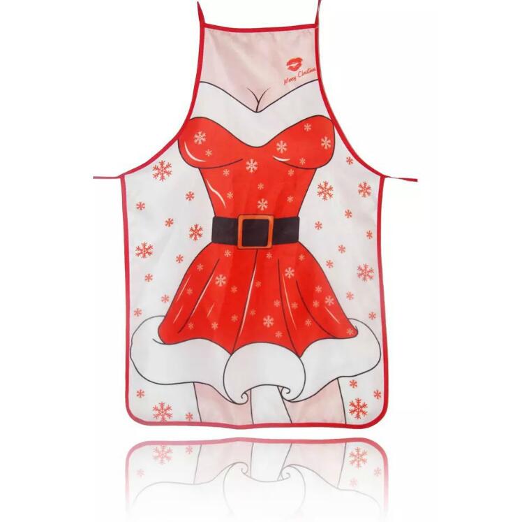 Creative Sexy Aprons Navidad Pinafore Couple Sexy Uniforms Kitchen Home Christmas Apron CDN