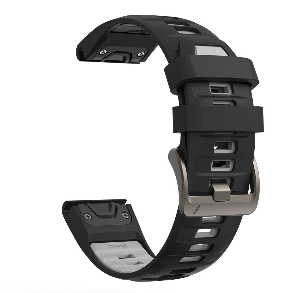 Силиконовый ремешок QuickFit 22 мм 26 мм для Garmin Fenix 8 E 7X 7 Pro Solar/6X/Epix/Forerunner 965/Instinct 2X/Enduro 3 Официальный ремешок