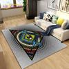 Masonic Carpet Freemason Illuminati Ring Area Rug Large,Carpet All Seeing Eye Rugs Carpets for Living Room,Fitness Pet Floor Mat