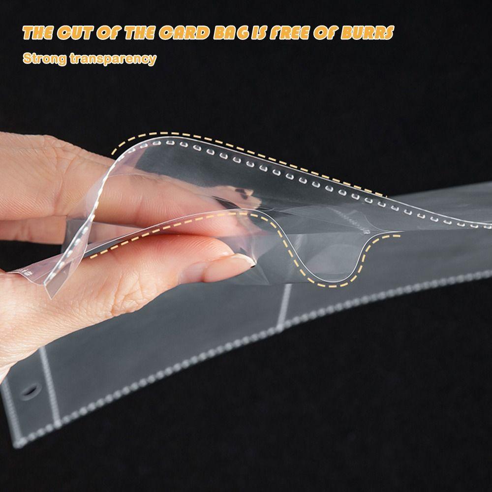10PCS Multiple Pockets A4 Kpop Photocard Binder Transparent Multiple Pockets Sleeve Card