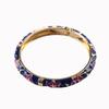 Enamel Flower Bangle Traditional Women's Hand Bracelet Vintage Vintage Cloisonne Bangle  Ladies