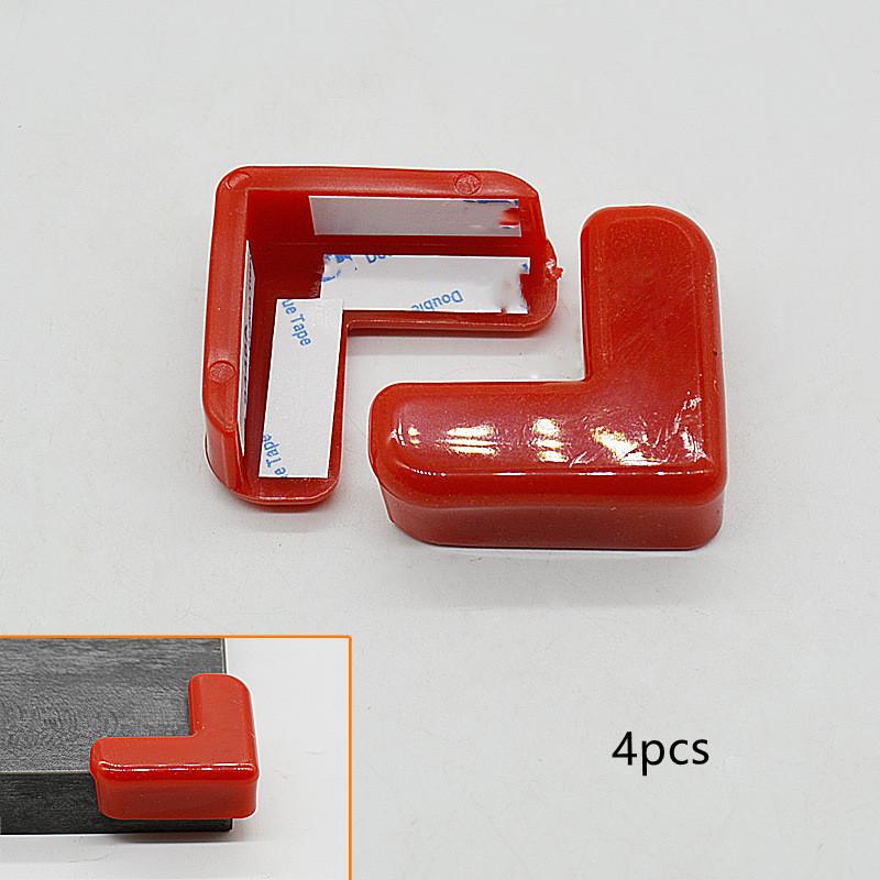 4 шт./компл., прозрачная защитная крышка L-образной формы для детской безопасности, угловая защита стола, защита детей