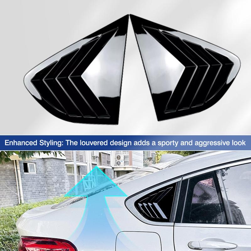 Для BMW X4 F26 2014 2015 2016 2017 2018 Задние боковые жалюзи на окна Воздухозаборник Кожухи Декоративная отделка Шторки Автоаксессуары