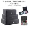 Key Lock / Passcode Lock Cash Cashier Box Removable Tray Safe Piggy Bank Shop Supermarket Money Storage Cabinet