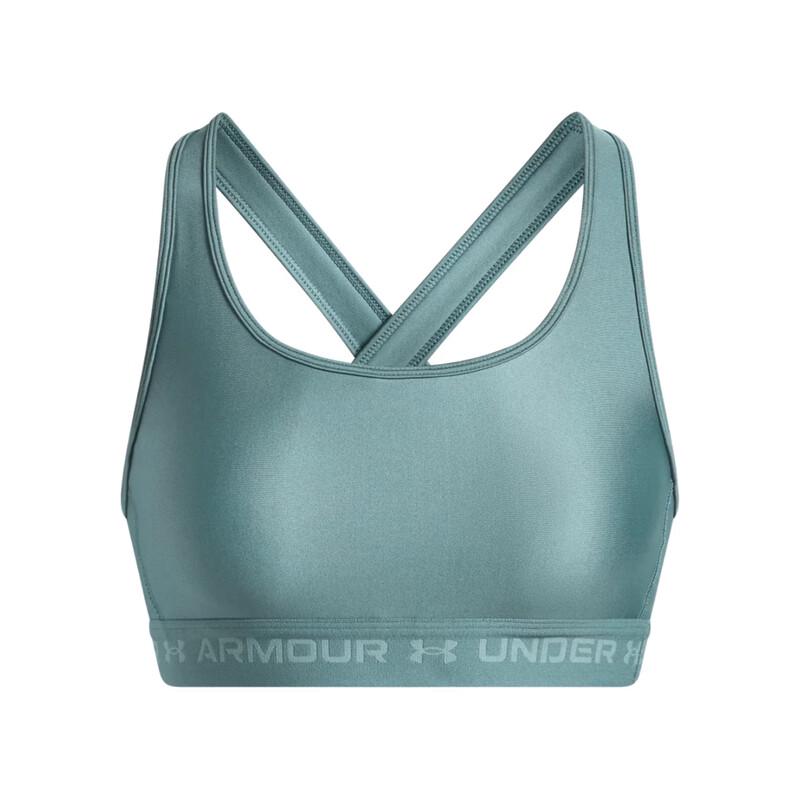 Under Armour Женский спортивный бюстгальтер средней поддержки с перекрещивающимися бретелями