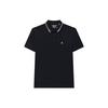 Fila SS22 Solid Color Casual Breathable Knitted Short Sleeve Polo Shirt Men Polo Shirts Legendary-Blue F11M221101FNV