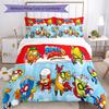3pcs Superthings1 pattern bedding set duvet cover set includes duvet cover &pillowcases, perfect all season bedroom decoration & gift