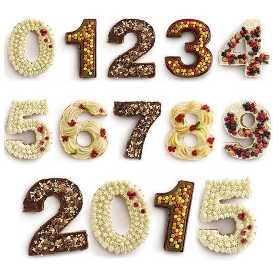 Форма для торта, красивая DIY ремесленная многоразовая форма для торта, высокая прочность, цифры, форма для десерта, форма для помадки, кухонные принадлежности