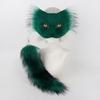 Flexible Mask With Plush Tail DIY Crafting Supply Costume Accessory For Costume And Creative Dressing Up Event