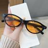 Винтажные солнцезащитные очки с заклепками, маленькие овальные, женские, мужские, классические, роскошные, для путешествий, женские, мужские, разноцветные, очки UV400
