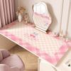 1pcs Leather table mat with a luxurious and high-end feel, waterproof tea table tablecloth, bedroom desktop protection mat