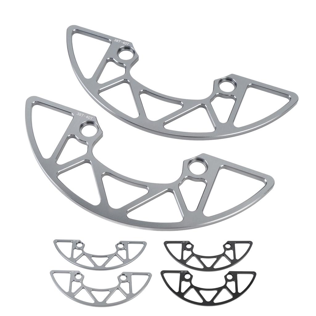 Cycle Chainring Guard Aluminum Alloy 104BCD Cycle Sprocket Protector for 38 to 40T Positive Negative