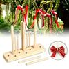 Home Sewing Accessory Bow Maker for Ribbon, Wooden Wreath Tool, Multipurpose Bowknot Professional Weaving Tool Gift Packing Party Decorations