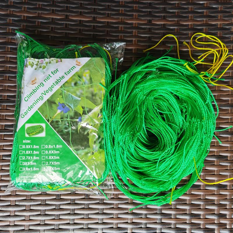 27 Mesh 10cm Plant Climbing Net for Melons, Fruit, Morning Glory, and Flower Gardening