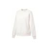 Li Ning Fitness Series Solid Color Casual Crew Neck Warm Pullover Sweatshirt Women Sweatshirt Champagne-White AWDT782-3