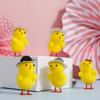 24/36Pcs Easter Fur Chicks Adorable Appearance Mini Size Wide Application Fluffy Soft Plush Toys Easter Chicks Party Decorations