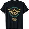 Футболка The Legend of Zelda Tears of the Kingdom Золотой Эмблема Хайрула