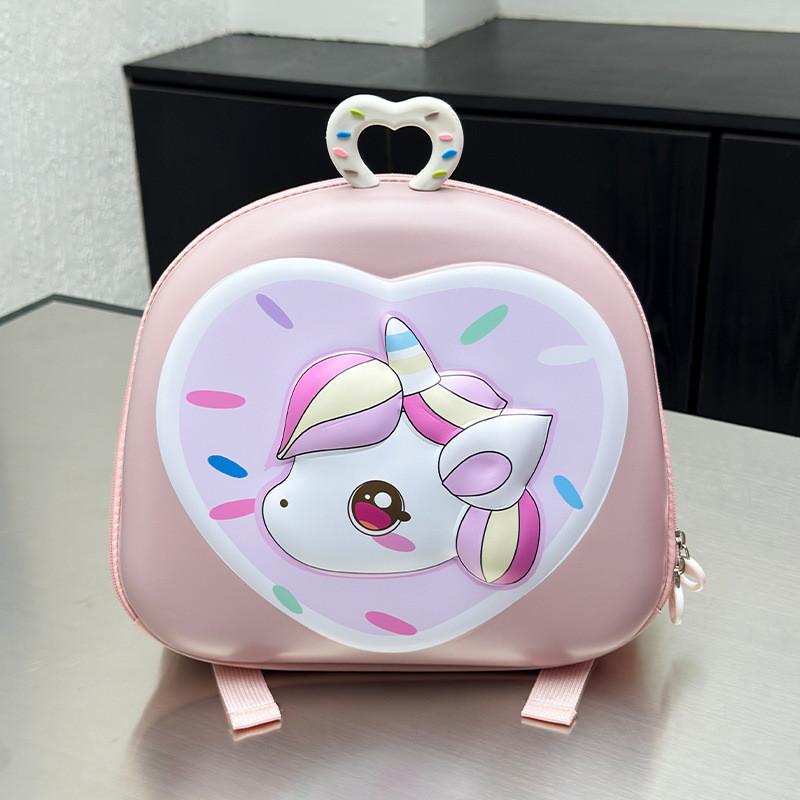 Cute Backpack Children With Unicorn Design And Polyester Lining Kindergarten For