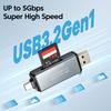 4-в-1 USB 3.0 Картридер Высокоскоростная передача USB Type C на SD TF Картридер Адаптер Многофункциональный Кардридер для Карты Памяти Телефона 3