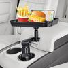 Car Tray for Eating Adjustable Cup Holder Tray Multi-purpose Phone Holder Dinner Tray Auto