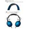 panasonic stereo headphones blue RP-HX350-A