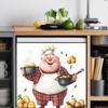 Chef Kitchenware Soil Bean Kitchen Restaurant Home Background Landscaping Decorative Wall Stickers