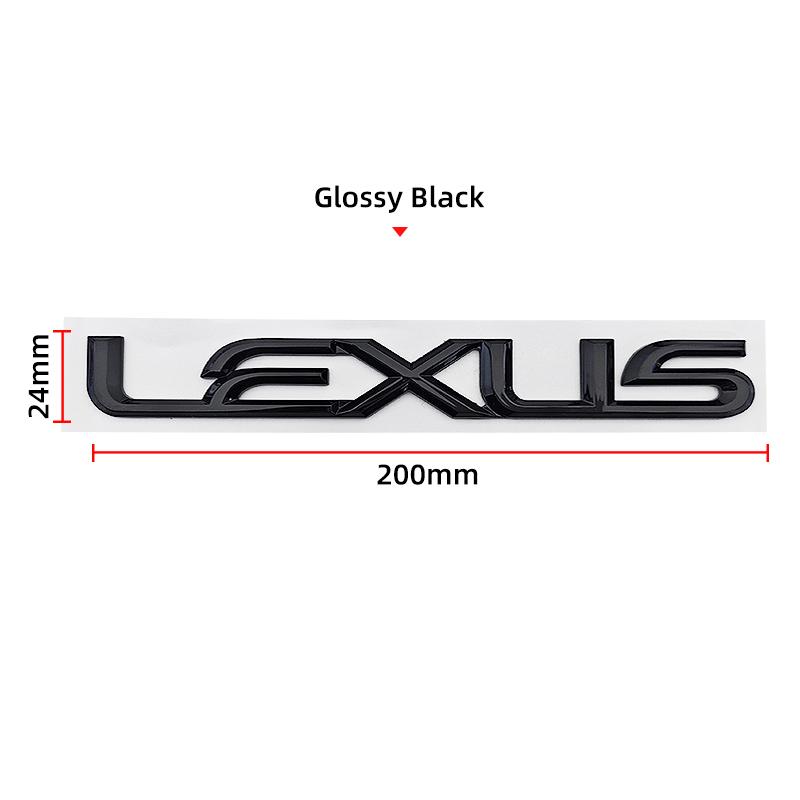 Interior Stickers 3D ABS Car Rear Trunk Emblem Badge Sticker Logo For Lexus ES300 IS300 IS350 ES250 ES350 IS250 CT200H GS350 NX2