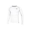 Pro Dri-Fit Sports Casual Slim Fit Футболка с круглым вырезом и длинными рукавами Мужские топы Белые DD1991-100