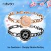Totwoo Smart Couple Bracelet: Long-Distance Love Gift for Valentine's Day.