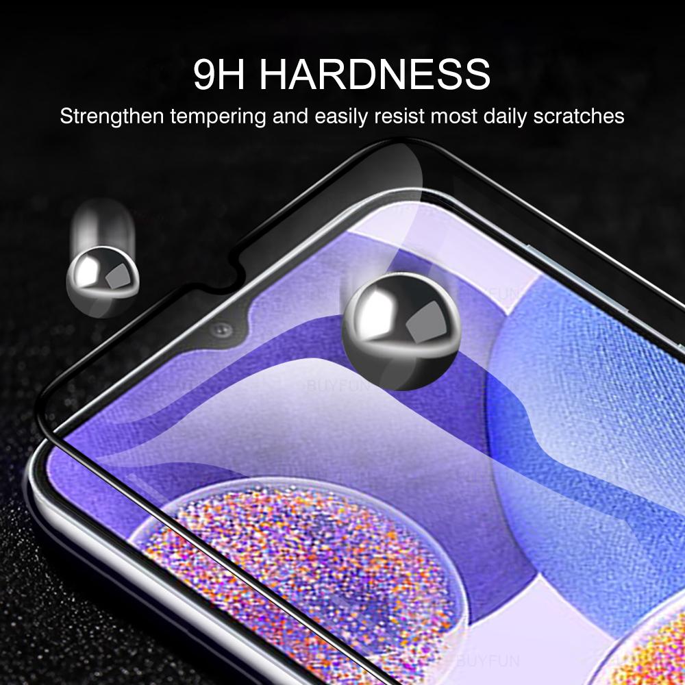Полная защитная пленка из закаленного стекла для экрана Samsung Galaxy A12 A13 A22 A22S A52 A52S 5G A33 A53 A73 OPPO A54 Realme 7 8 9 Redmi 9 9A 9C 10C