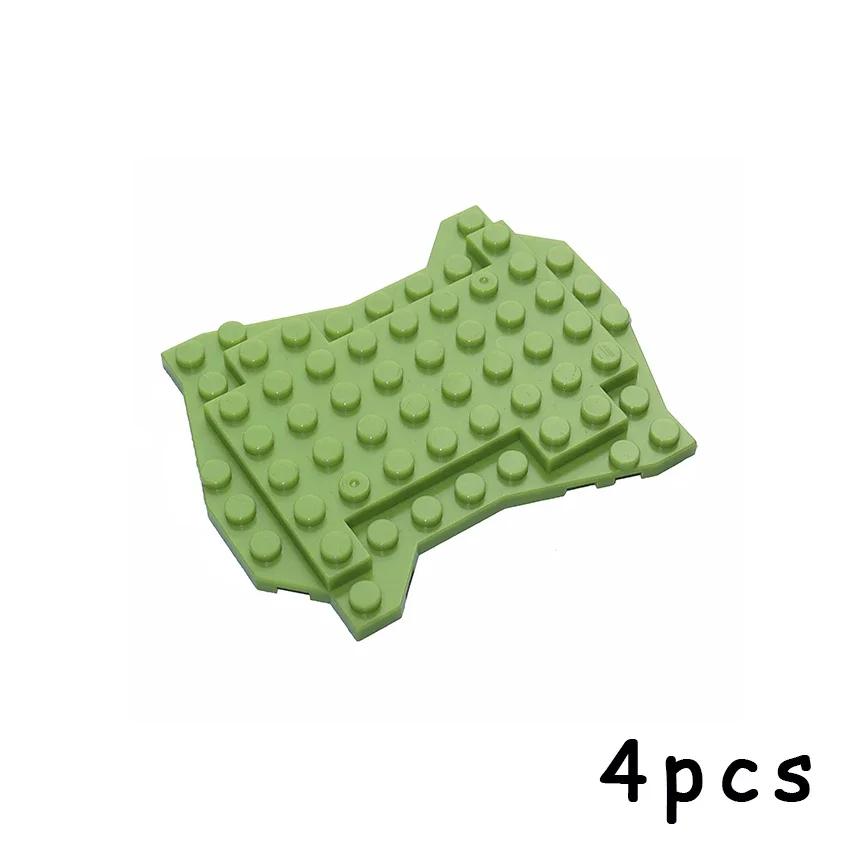 Городские Аксессуары MOC 8x10 Неправильная Специальная Основа Растения Деревья Лес Садовая Сцена Детали DIY Строительный Блок Сборка Кирпичей