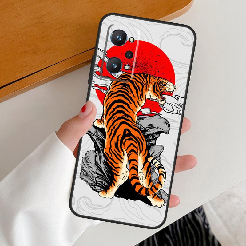 Японский стиль Арт Япония Для Realme C53 C51 C55 C67 C30 C31 C33 C35 C21Y C25s GT5 9 10 11 12 Pro Plus GT Neo 6 Чехол