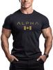 ReedCA Alpha CA - Мужская футболка для бодибилдинга - Модный топ для тренировок в зале с коротким рукавом