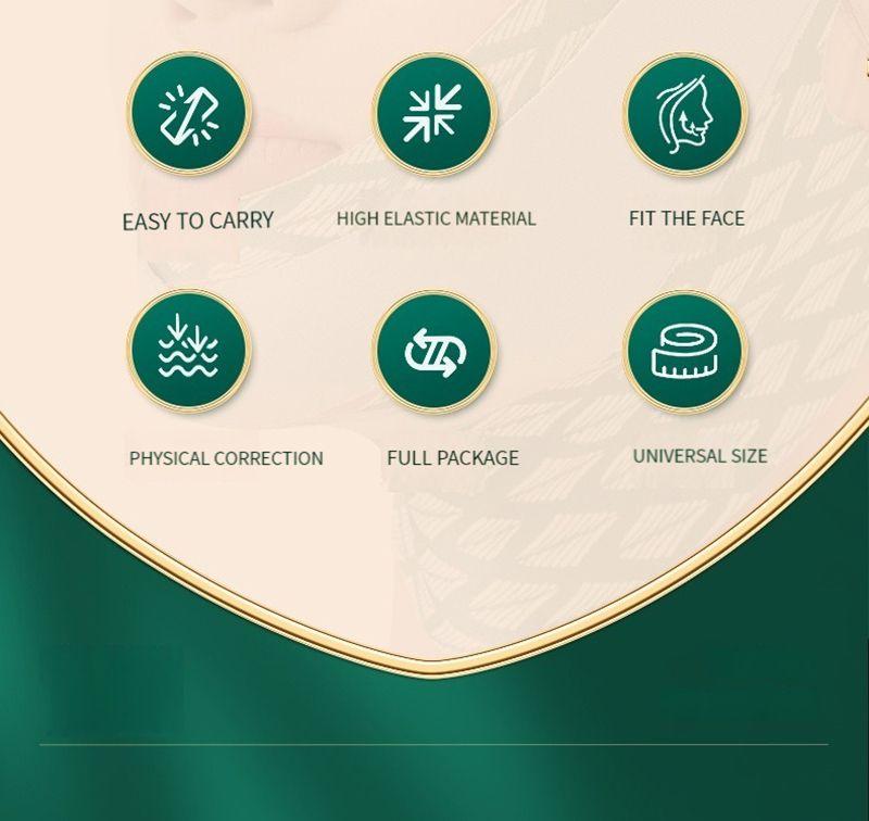 V-образный пояс для похудения, бандаж для лица, щек, прочный лифтинговый ремешок против морщин, двойной подбородок, корректирующий ремешок для сна, маски для лица для женщин