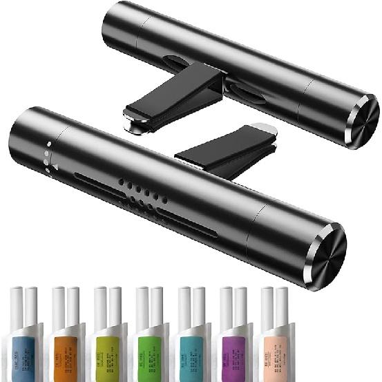 Автомобильные освежители воздуха, диффузор ароматов, вентиляционные зажимы, духи, палочки эфирного масла для женщин и мужчин, автомобильные ароматизаторы, украшения, аксессуары(черный)