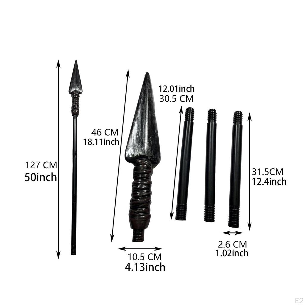 Sword Cosplay Prop, 50inch Adjustable Medieval Roman Prop for Woman and Men