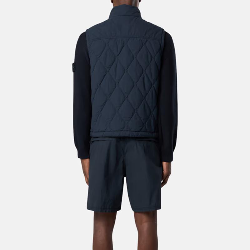 STONE ISLAND Жилет мягкий многокарманный серии Ghost Мужские жилеты K1S15G100011-V0020