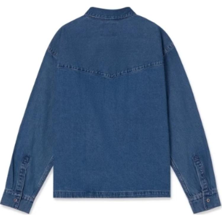 Модная универсальная простая куртка с лацканами Levis Мужские куртки Темно-синий A91680000