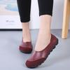 Plus Size 44 Shoes for Women Autumn Moccasins Flats Woman Loafers Genuine Leather Female Casual Shoes Slip On Ballet Nurse Shoes