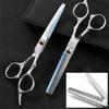 2-piece set of hair scissors, professional stainless steel barber scissors, suitable for men's, womens salons and home hair care