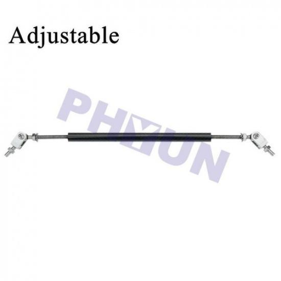 7.8'' Adjustable Car Front Bumper Lip Splitter Strut Rod Support Carbon Fiber 2x