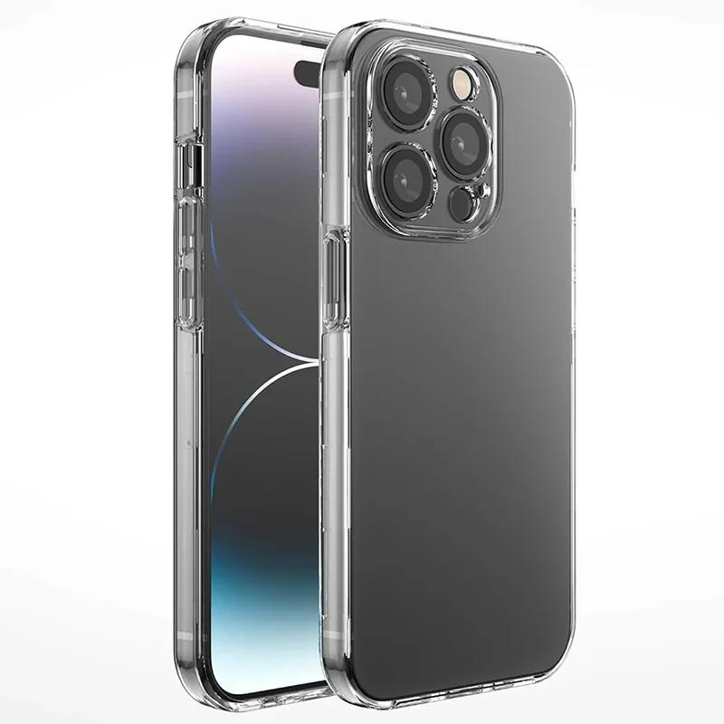 Прозрачный силиконовый чехол для телефона APPLE iPhone 16 Pro Max 15 Plus 14 Pro 13 mini 12 11, тонкий, мягкий, противоударный.