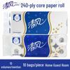 Туалетная бумага Breeze Core, 3-слойная, 240 листов в рулоне, Эко-упаковка, 100 рулонов