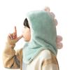Cartoon Windproof Head Caps Thickened Fleece Hooded Hat Cute Kids Mask Integrated Hat