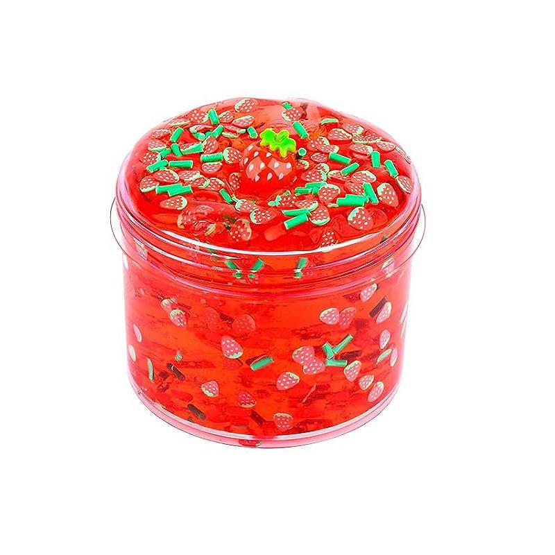 9-Piece Translucent Crystal Clay Slime Set - Ultra Soft, Glossy, and Crunchy Slime