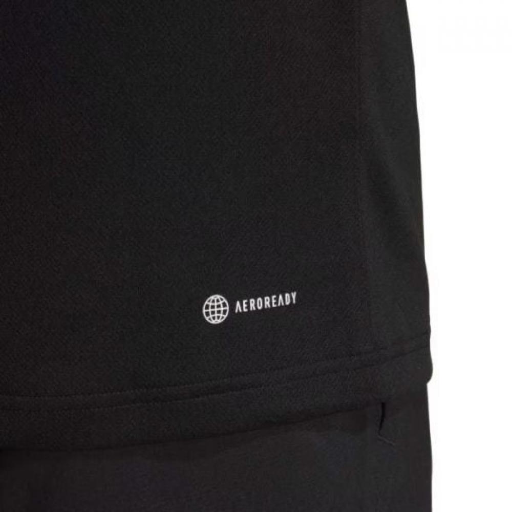 Adidas Унисекс Теннисная футболка-поло Fab Функциональная Karati Стандартный крой Черная