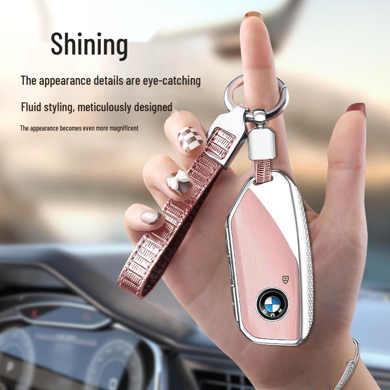 Чехол для ключа BMW: Совместимо с X1, Новой 5 серии, 7 серии, X2, X5/X6/X7, i7/i5, ix1